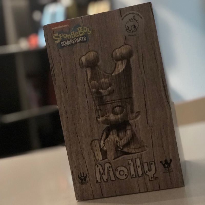 Kennyswork x Unbox Industries x Nickelodeon  仿木海綿寶寶 Molly