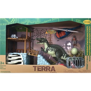 美國 TERRA 恐龍系列- 高棘龍瞭望台 Battat_系統 B.toys 原價$2990