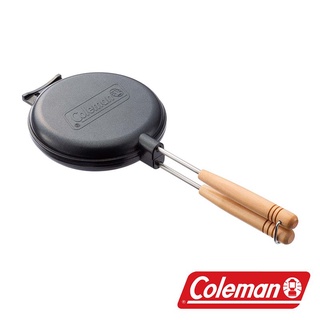出清價【美國Coleman】雙平底鍋 /附收納袋 CM-38934 露營.戶外.登山.烤肉.烤爐.烤土司.烤盤.戶外野炊