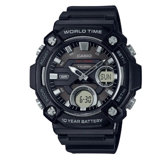 【CASIO】超大尺寸的錶殼設計運動數位錶(AEQ-120W系列)共三色任選-正版宏崑