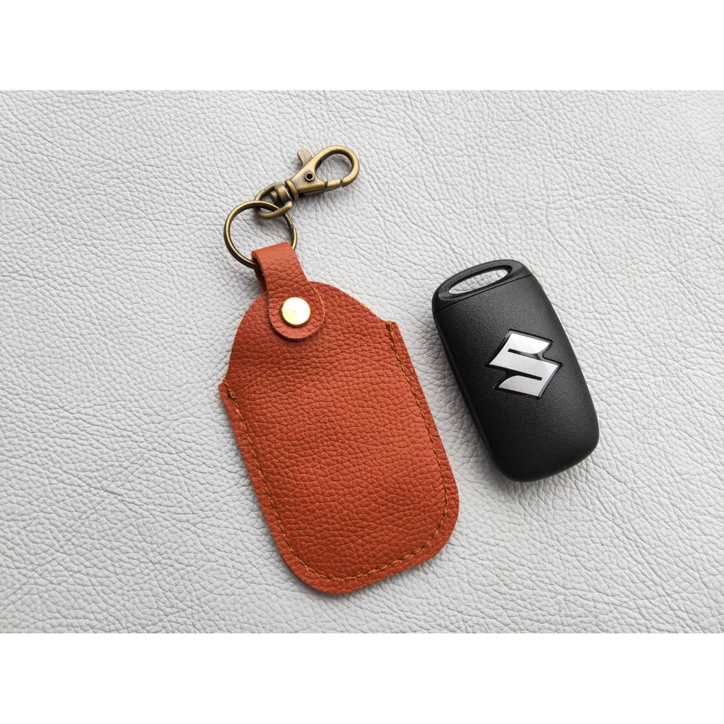 手工/真皮⇨Saluto125 SUZUKI 感應鑰匙皮套⇦ 皮革鑰匙套 鑰匙保護套 鑰匙皮套 鑰匙包 鑰匙圈 鑰匙套