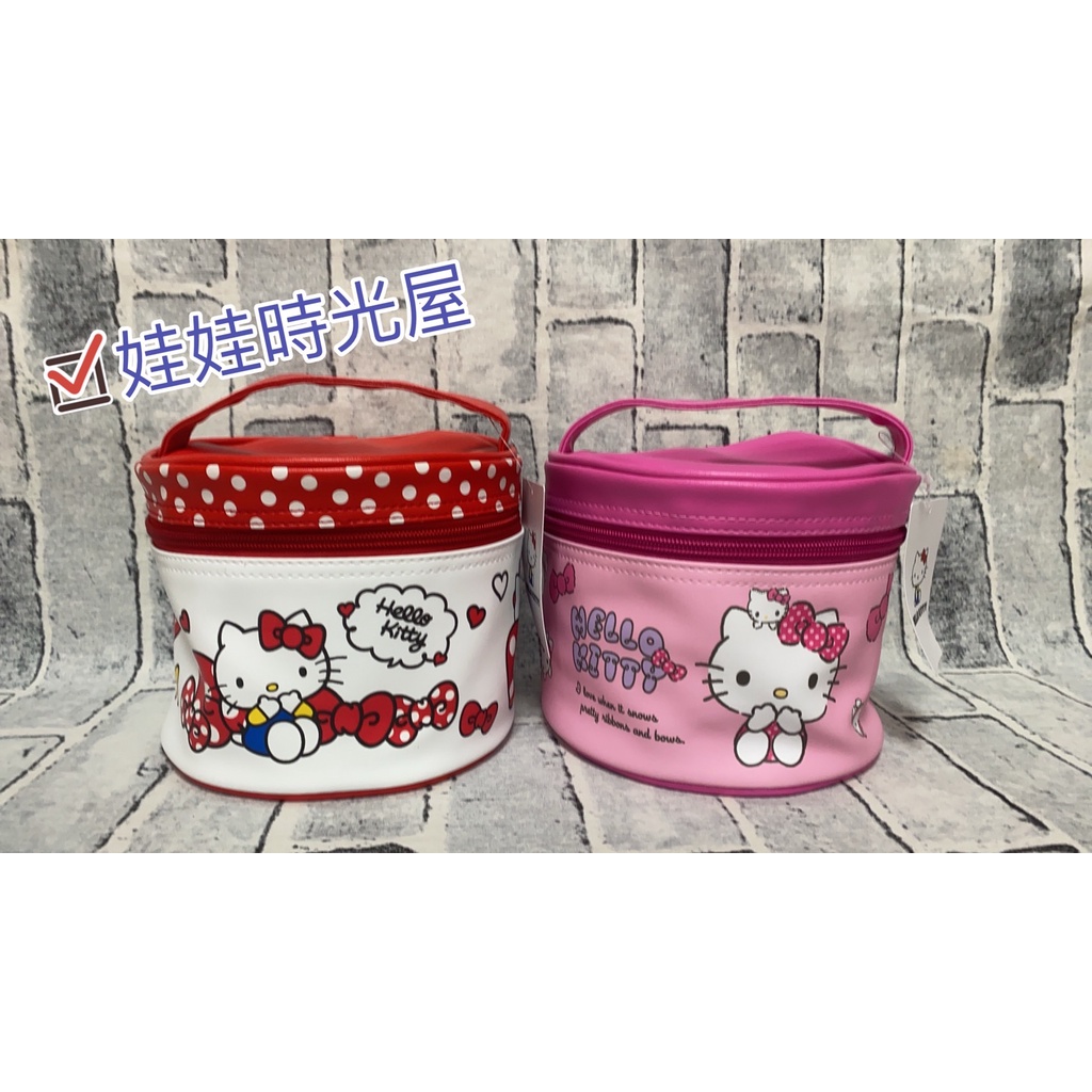 🍁現貨🍁【娃娃時光屋】正版授權Hello kitty圓筒手提便當袋