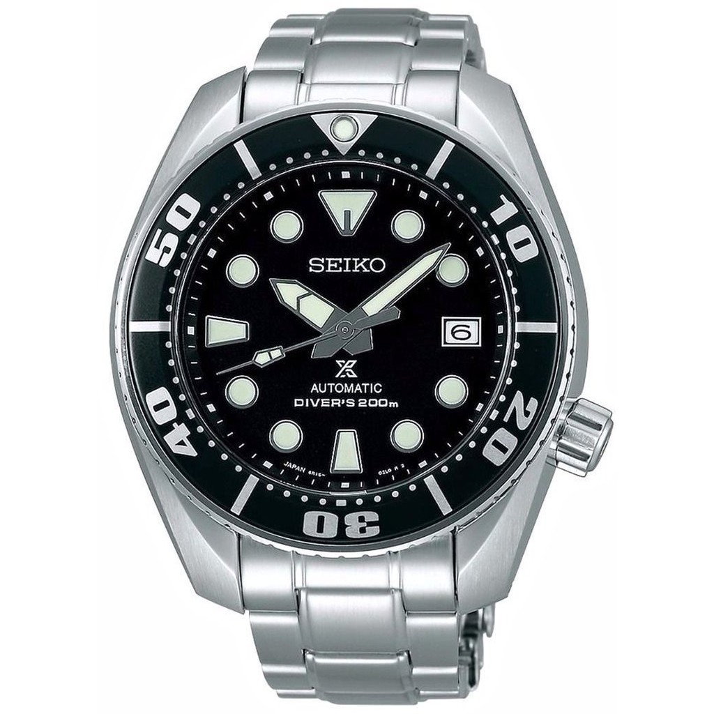 【金台鐘錶】SEIKO精工 PROSPEX 200M潛水錶 機械 男錶 45MM (黑水鬼)（日本製）SBDC031J