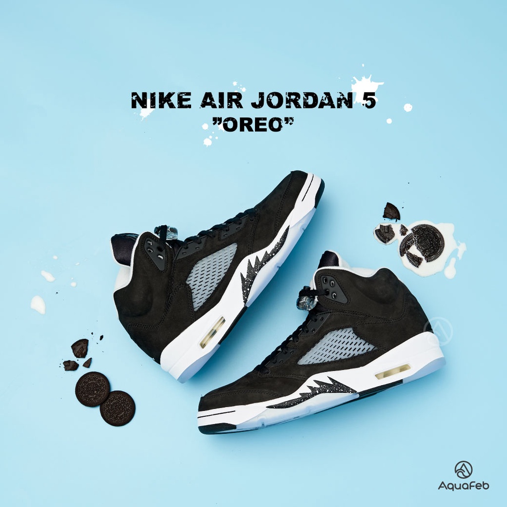 Nike Air Jordan 5 Retro "Oreo" 男 黑白 AJ5 喬丹 籃球鞋 CT4838-011