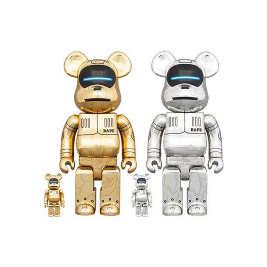 現貨  BABY MILO HAJIME SORAYAMA  BE@RBRICK 100% &amp; 400% SET 空山基