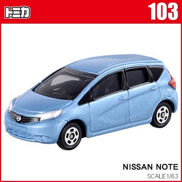 【華泰玩具】日產NOTE(藍)/TOMICA 103多美 火柴盒小汽車