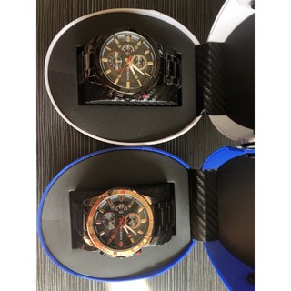 正品CURREN 鋼錶帶 黑鋼錶帶 玫瑰金 全館滿千免運費 禮物 生日禮物 男錶 機械錶