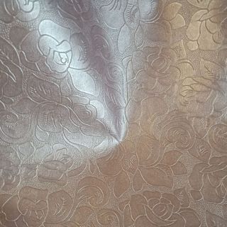 出清大優惠 縫紉 皮夾 金色玫瑰壓紋人造皮 防水布