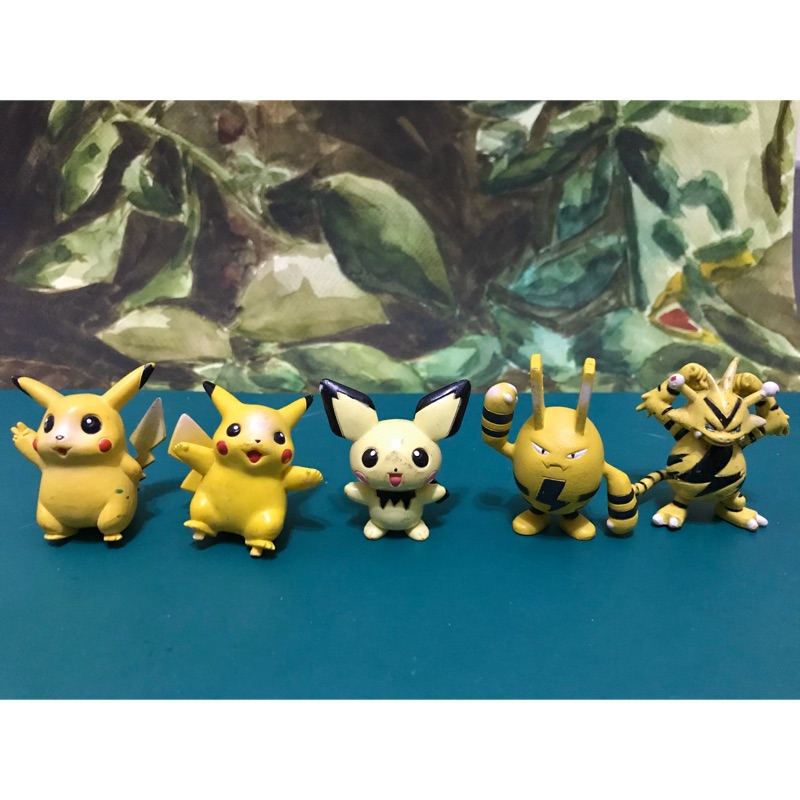 ⁉️蛇麼玩意ㄦ⁉️【老物】任天堂 TOMY 正版絕版初代 神奇寶貝 寶可夢 Pokémon 皮卡丘 皮丘 電擊怪 電擊獸