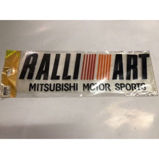 【Max魔力生活家】 三菱 RALLIART 貼紙 車身貼紙 立體貼紙 (大貼紙) 採用3M素材 (賠售價出清)