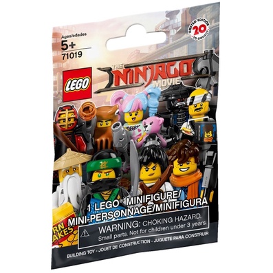 Lego 71019 樂高旋風忍者電影 人偶包一套20隻 (二手/附底版/配件/原廠外包裝/彩紙)