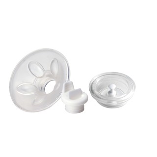 AVENT輕乳感手動吸乳器配件~矽膠按摩護墊1.95cm+白色鴨嘴+手動矽膠閥門