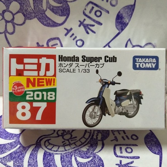 (現貨) Tomica 多美 2018新車貼  #87  Honda Super Cub