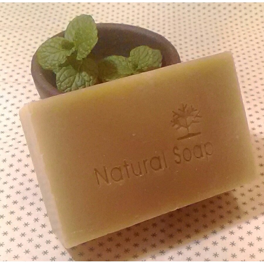 薄荷清爽皂《自然生活》冷製手工皂／非皂基／植物油／沐浴皂