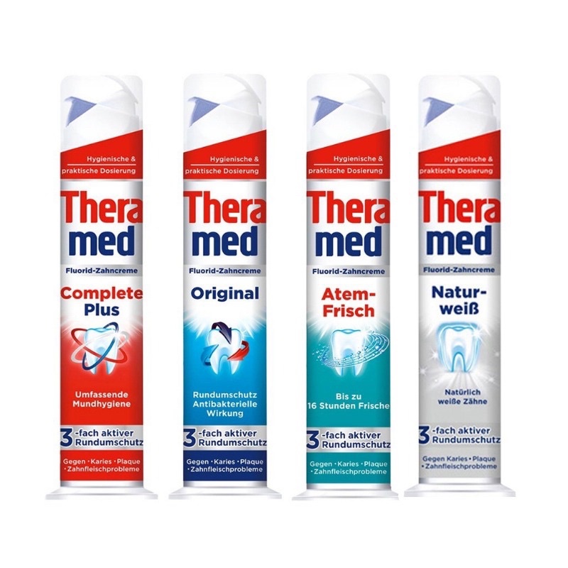 德國 Theramed 德拉美 站立式牙膏 100ml 小朋友練習自己刷牙 歐洲空運原裝 可保存至2024-2025