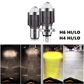 Led 激光 BA20D H4 H6 LED 激光激光摩托車燈