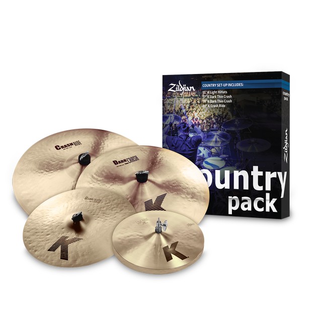 【鼓的樂器】Zildjian 銅鈸 K0801C｜爵士鼓 K Zildjian Country Cymbal Pack