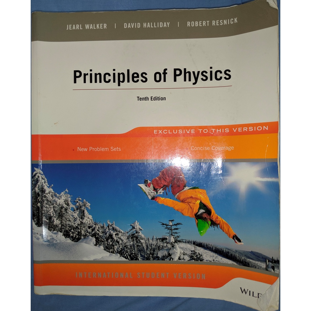 David Halliday Principles of Physics 10th Edition