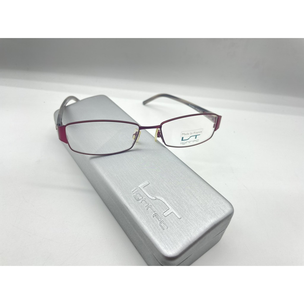 ✅✔️ 無螺絲鏡框 ✔️ [檸檬眼鏡] LIGHTEC 6382L PN614 法國品牌 光學眼鏡