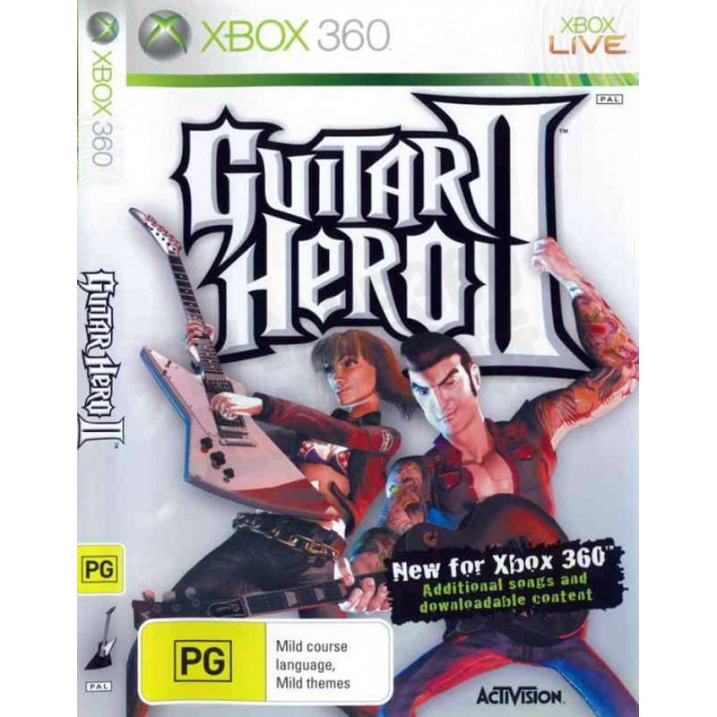 【二手遊戲】XBOX360 吉他英雄2 GUITAR HERO 2 英文版【台中恐龍電玩】