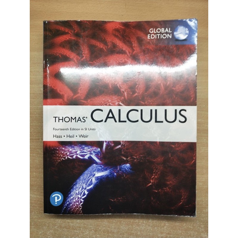 Thomas' Calculus 14/E (SI Units) 微積分原文二手書
