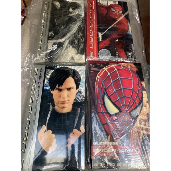 12吋蜘蛛人medicom toy 收藏人物4盒ㄧ組