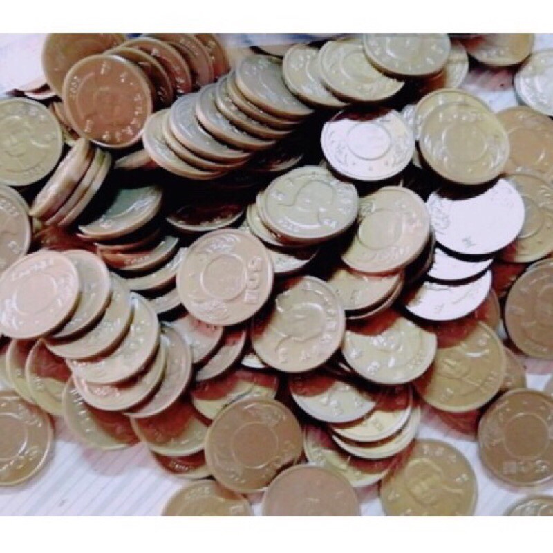 🔬實驗教具🔬（大數量）硬幣 模型 假硬幣 玩具 塑膠 錢幣 教具  綜合包 1元 5元 10元 50元
