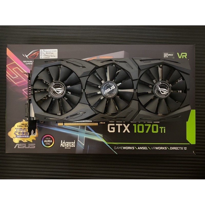 ASUS ROG 1070ti GTX1070ti 華碩 顯示卡 8G 1070ti rog