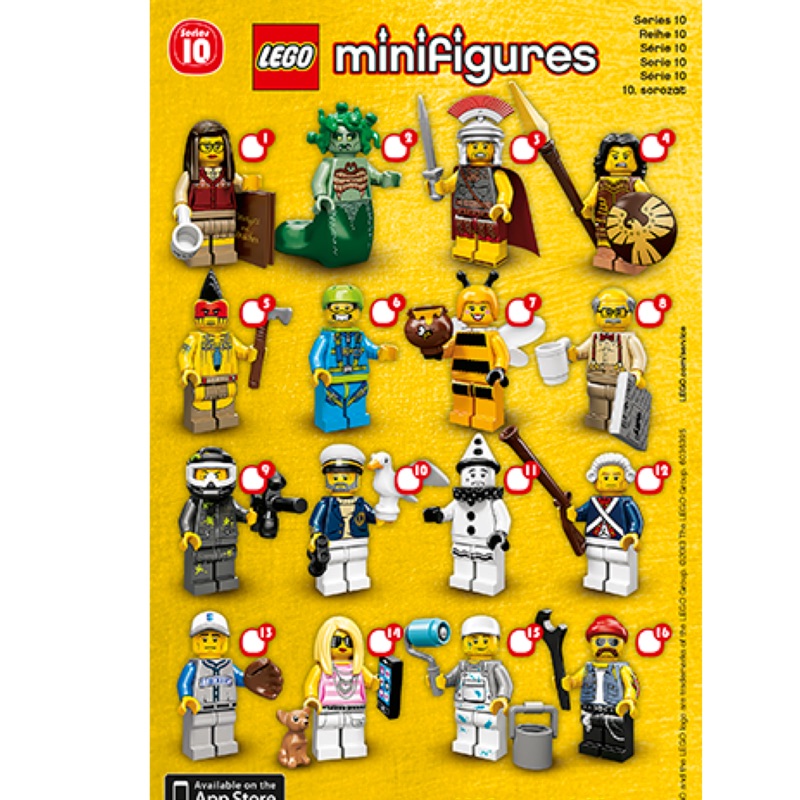 Lego 第10代人偶包 蝦皮購物