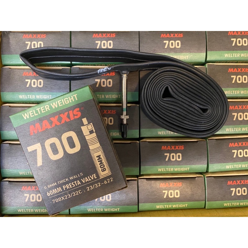⭐️新改版更耐磨⭐️瑪吉斯 MAXXIS 盒裝 700*23/32c 法式氣嘴公路車內胎700c內胎 60mm .