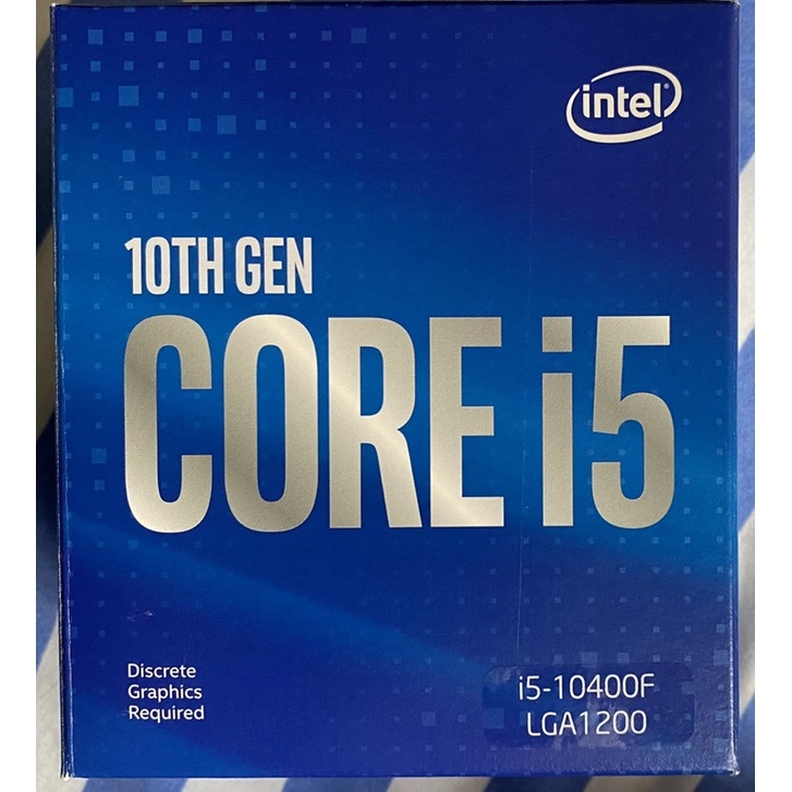 Intel CPU I5 10400f 無內顯 聯強公司貨 盒裝
