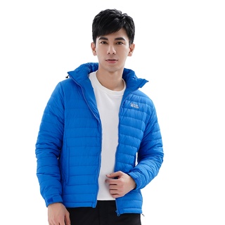 ◆遊遍天下◆ 台灣現貨-男款防潑水防風保暖90%羽絨外套 GJ22011 / 藍色