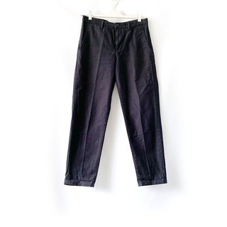 Uniqlo Ines De La Fressance 聯名款藍色厚棉休閒褲