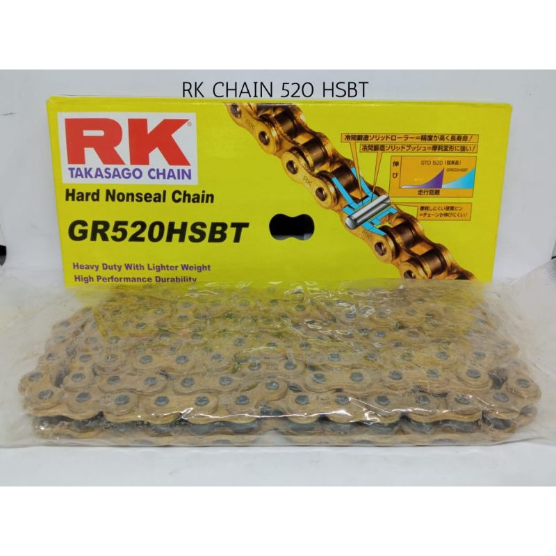 原裝日本 RK GR HSBT 520-120L 130L 金鍊鍊