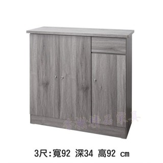 香榭二手傢俱*全新精品 灰橡木色3尺鞋櫃-鞋架-四層鞋櫃-置物櫃-置鞋架-拖鞋櫃-木櫃-玄關櫃-收納櫃-特價品-臺中傢俱