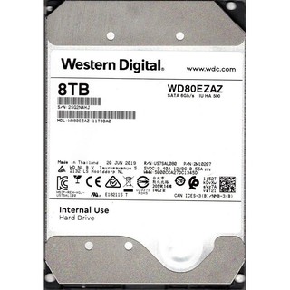 [龍龍3C] 威騰 WD 3.5吋 8TB 8T SATA 桌上型硬碟 WD80EDAZ