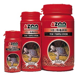 蝦兵蟹將【台灣 AZOO-愛族】9合1烏龜飼料【120ml/330ml/900ml】澤龜 水龜 巴西龜 大顆粒 小顆粒