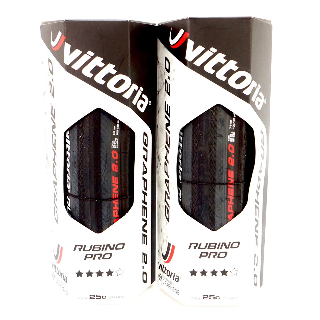 維多利亞Vittoria Rubino Pro G+2.0 700x23C/25C石墨烯自行車公路車登山車黑色輪胎外胎
