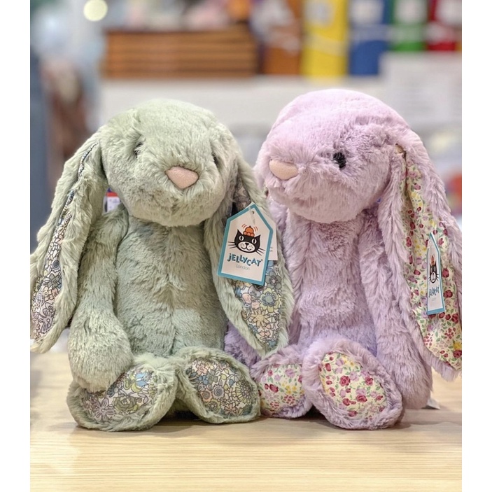 商檢合格附發票「預購/現貨在台」Jellycat 2022 春季新款 紫羅蘭 鼠尾草 檸檬黃兔子