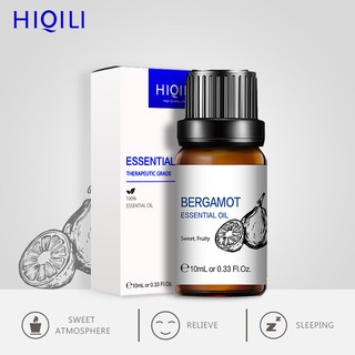 【HiQiLi】會七里佛手柑10ml香薰加濕器專用室內家用100%純植物提取按摩單方精油