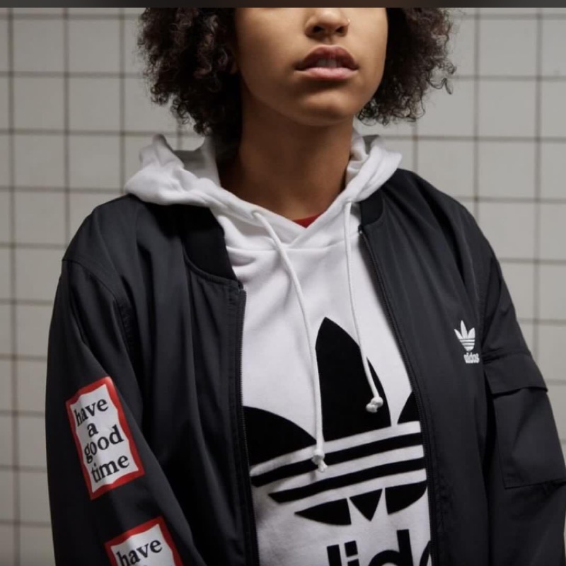 adidas Originals by have a good time 全新聯乘 限量飛行外套(背面大LOGO)