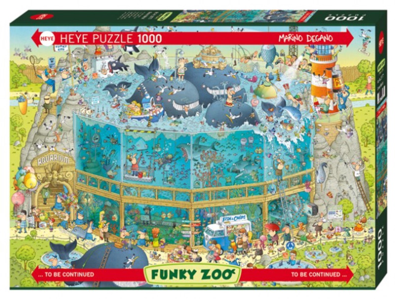 (預購) 德國 HEYE 29777 Degano Funky Zoo系列 水族館動物區 1000片 拼圖