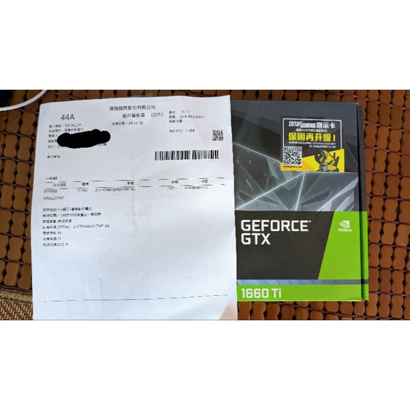 zotac gtx 1660ti 6g 全新