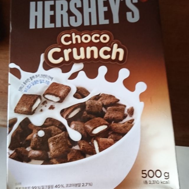 韓國 家樂氏  hershey's 麥片 穀片 巧克力牛奶夾心 500g