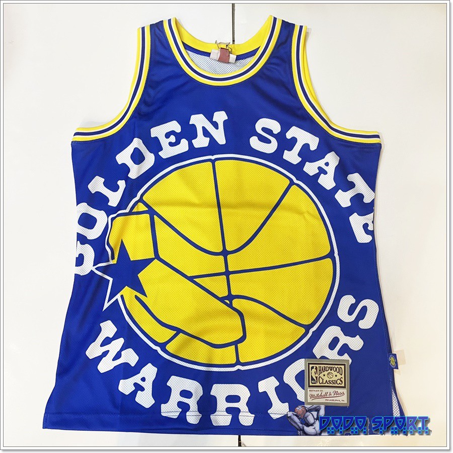 M&amp;N MITCHELL &amp; NESS BIG FACE WARRIORS 勇士隊 球衣