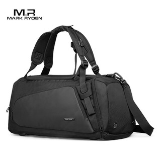 Mark Ryden 男士黑色手提包旅行包防水大容量旅行行李袋
