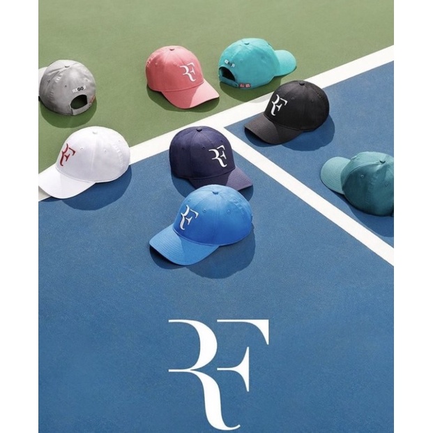 費德勒 RF Roger Federer Uniqlo cap 帽子 網球帽 優衣庫 黑色