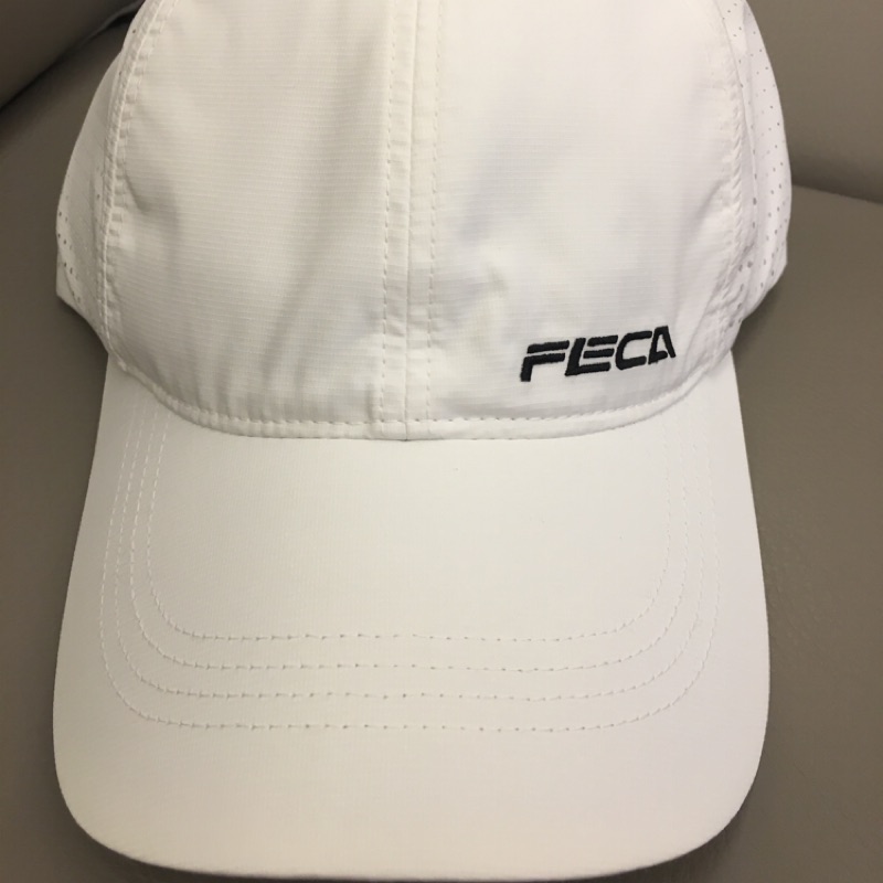 FECA白色涼感透氣棒球帽