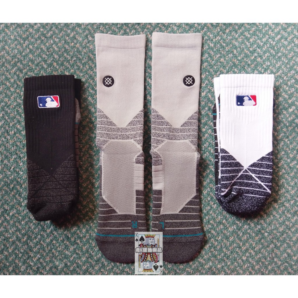 STANCE 美國大聯盟 MLB DIAMOND PRO CREW 中筒襪 基本款職業棒球襪 壘球 襪子