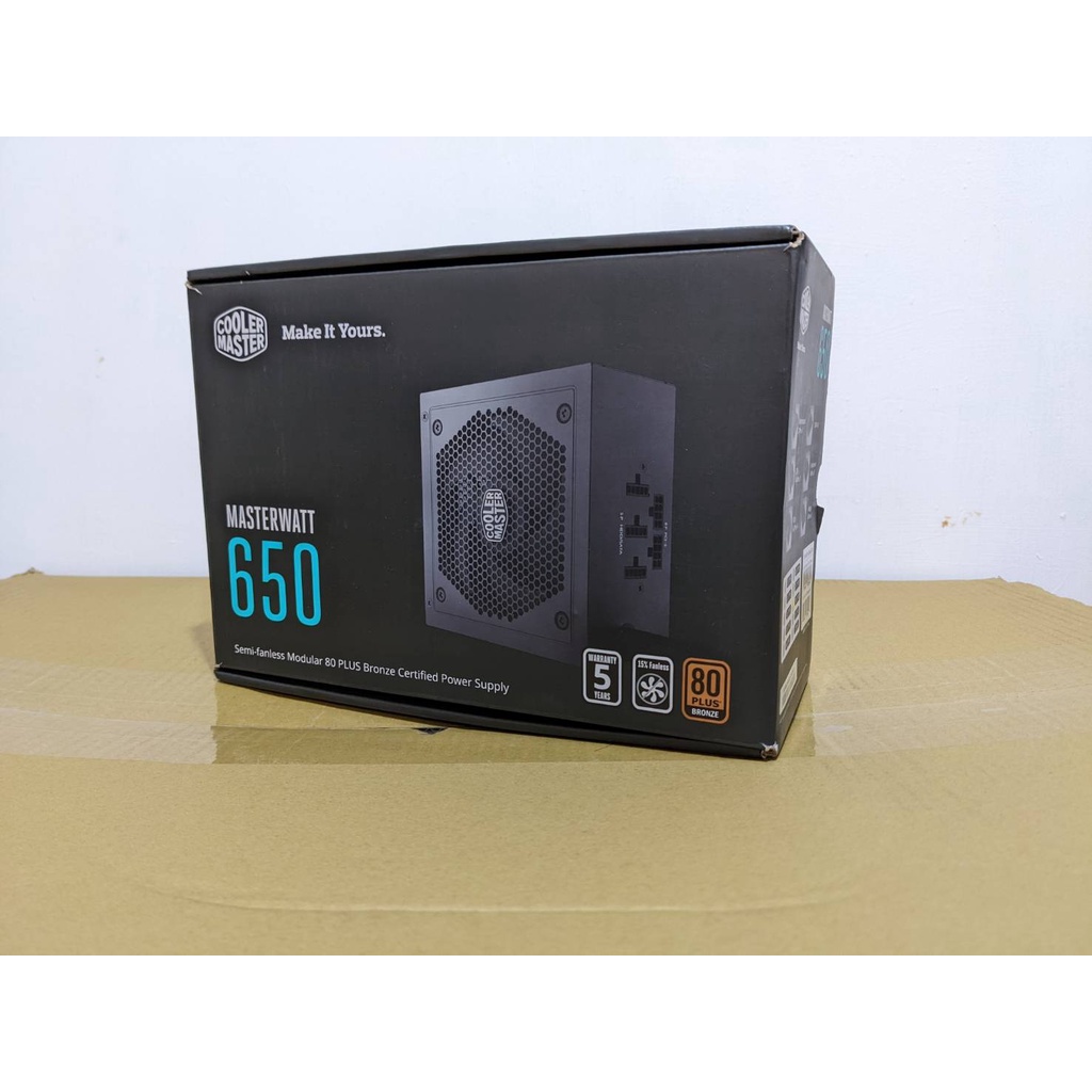 酷碼  COOLER MASTER MasterWatt 650W 銅牌80+ 半模組 MPX-6501-AMAAB